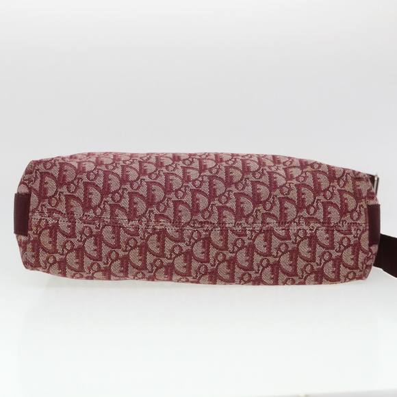Christian Dior Trotter Canvas Shoulder Bag Red Auth rd4635 - Picture 3 of 16